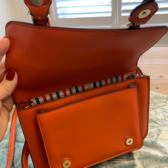 NWOT Neon Orange Steven by Steven Madden Cross Body Purse - Picture 2 of 4